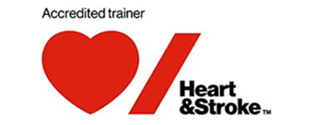 Heart & Stroke Accredited Trainer badge